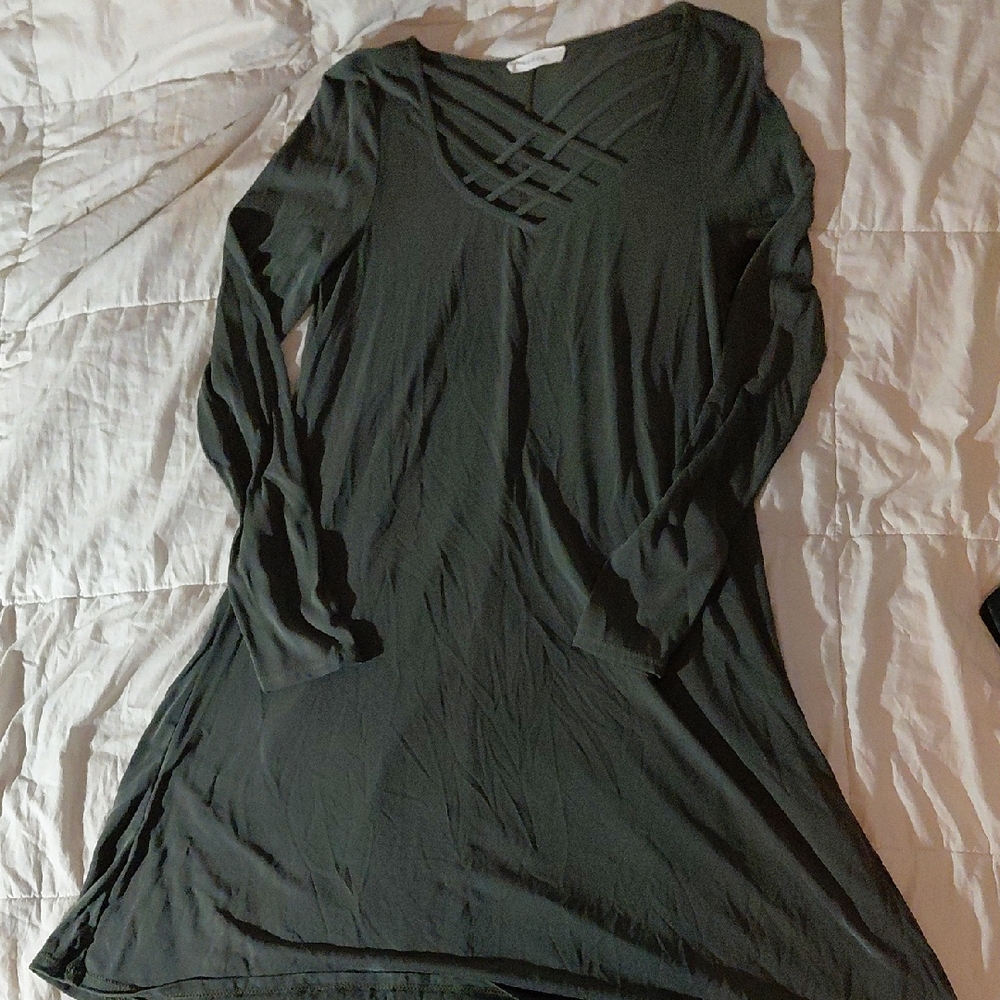 Entro Black Asymmetrical Dress